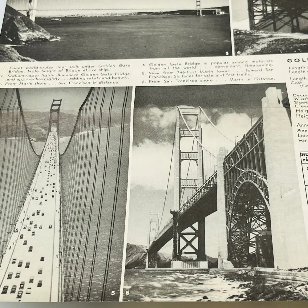 1939 SAN FRANCISCO TOURIST SIGHTSEEING MAP PAMPHLET WORLD’S FAIR GOLDEN GATE A1
